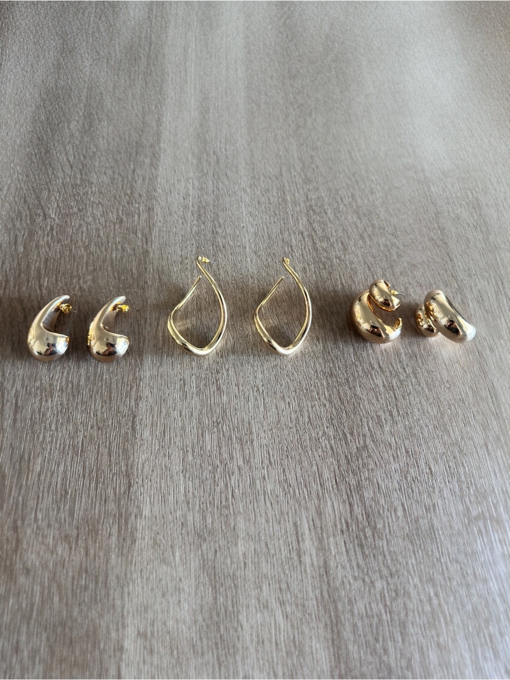 Zara Set of 3 Pair of Earrings in Gold Tone
- Women Jewelry